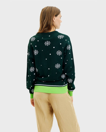 Pull de Noël mignon avec un dinosaure - Femme