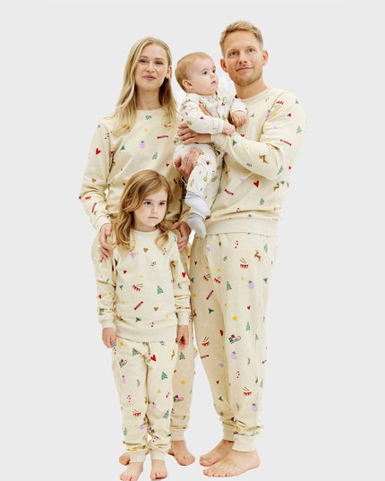 Ensemble de Noël beige pour enfants