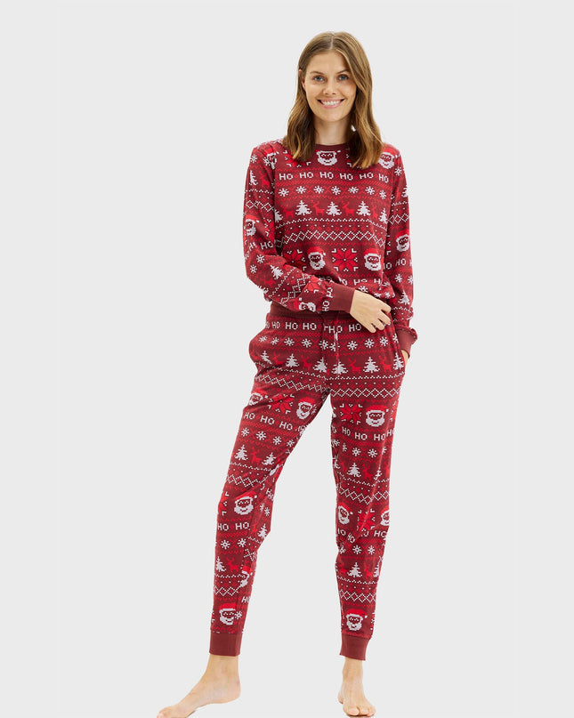 Pyjamas de Noël Ho Ho Ho pour femmes