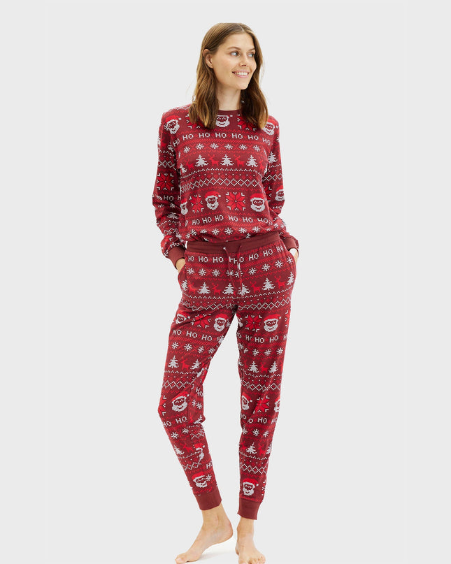 Pyjamas de Noël Ho Ho Ho pour femmes