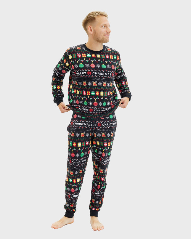 Pyjamas de Noël douillets pour hommes - Collection Famille