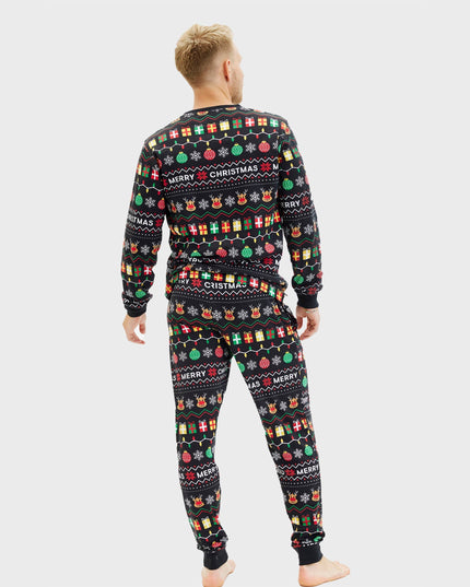 Pyjamas de Noël douillets pour hommes - Collection Famille