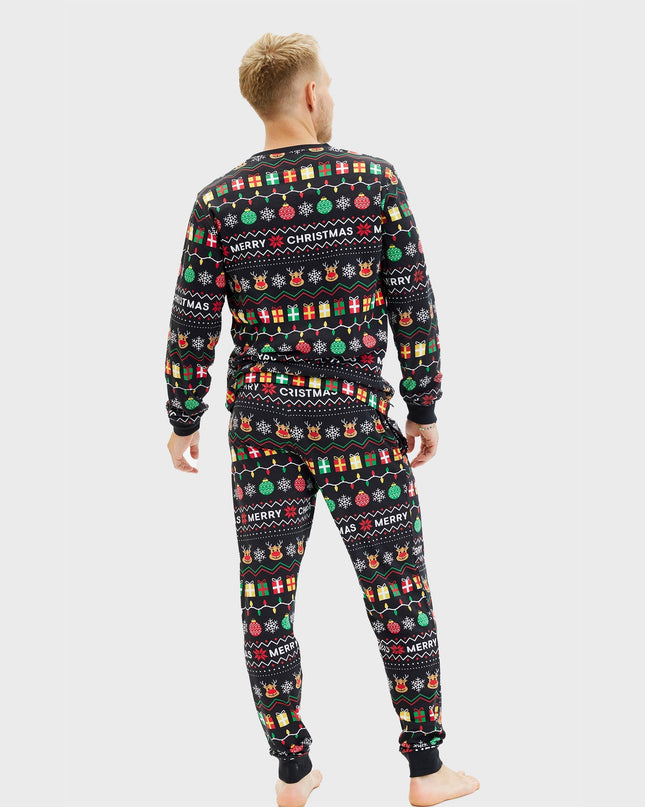 Pyjamas de Noël douillets pour hommes - Collection Famille