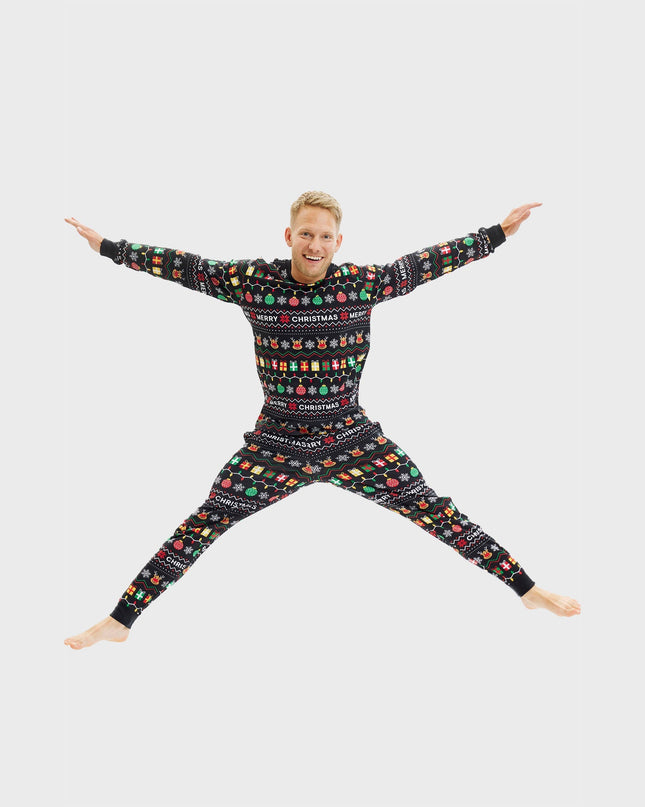 Pyjamas de Noël douillets pour hommes - Collection Famille