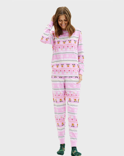 Pyjama de Noël rose ultime pour femmes