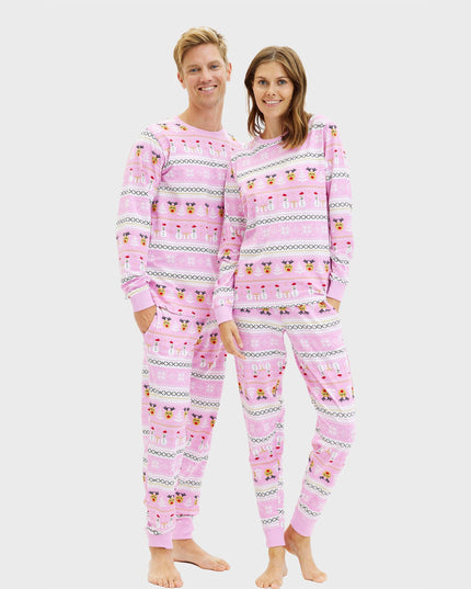 Pyjama de Noël rose ultime pour femmes