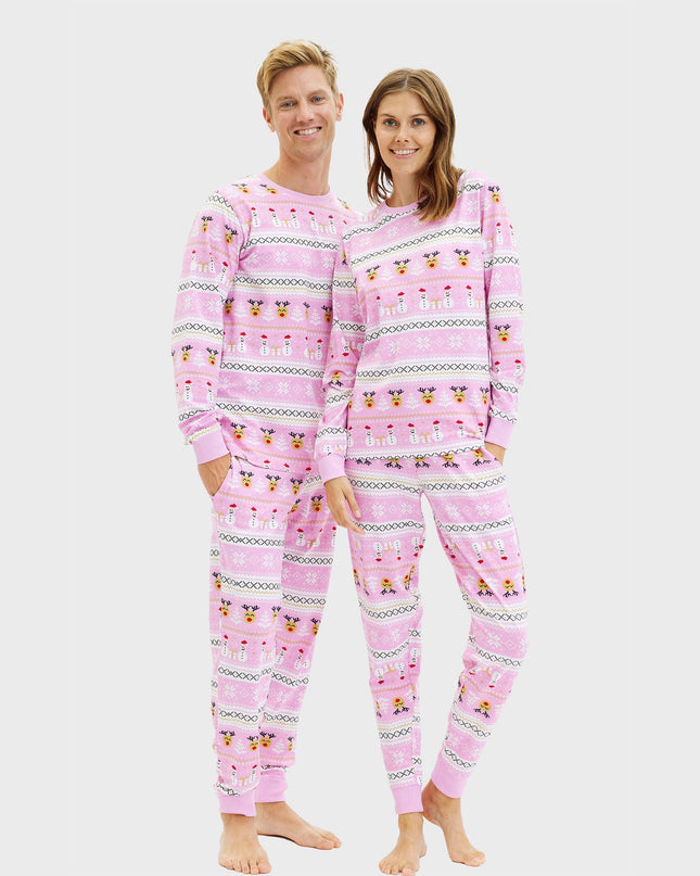 Pyjama de Noël rose ultime pour femmes