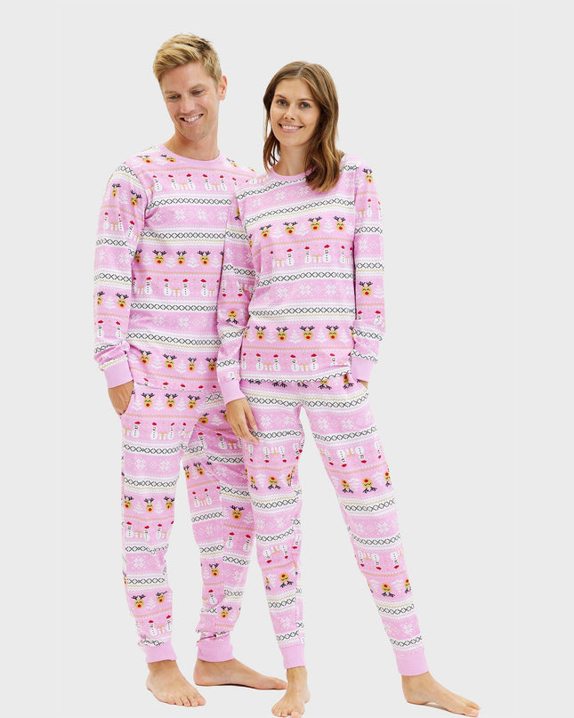 Pyjama de Noël rose ultime pour femmes