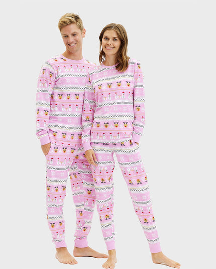 Pyjama de Noël rose ultime pour femmes