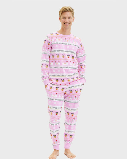 Pyjama de Noël rose ultime pour hommes