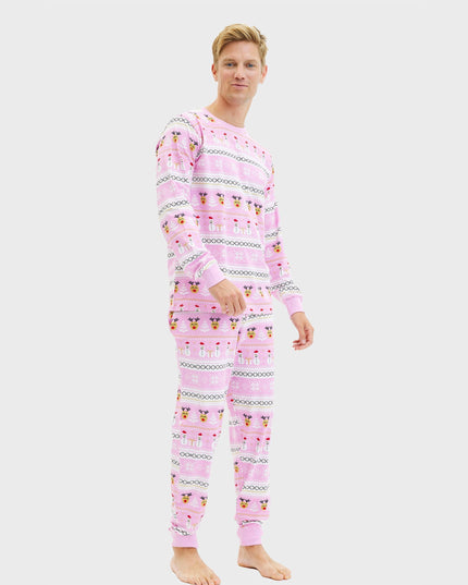 Pyjama de Noël rose ultime pour hommes