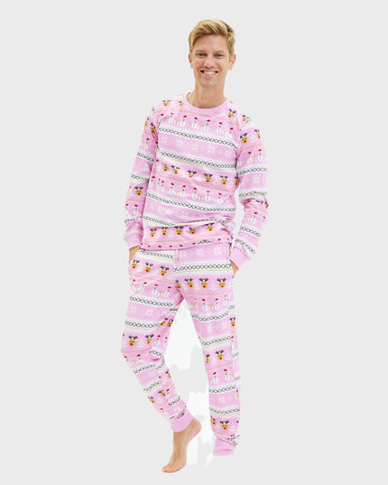 Pyjama de Noël rose ultime pour hommes
