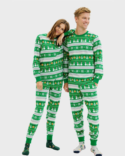 Pyjama de Noël vert ultime pour hommes
