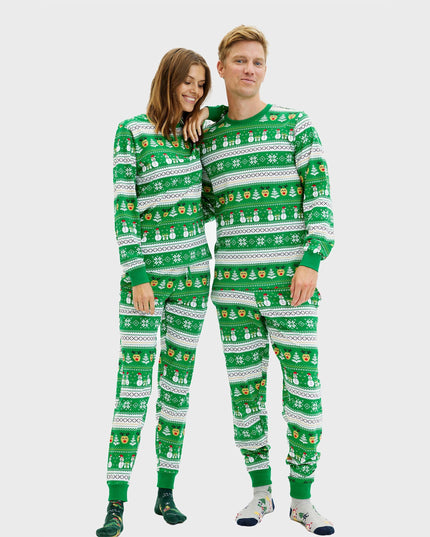Pyjama de Noël vert ultime pour hommes