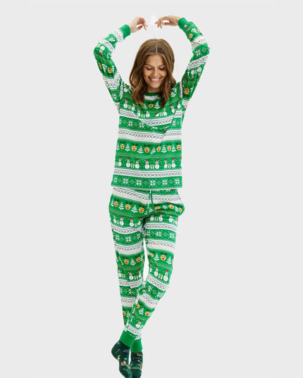 Pyjama de Noël vert ultime pour femmes