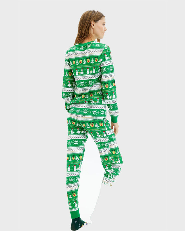 Pyjama de Noël vert ultime pour femmes