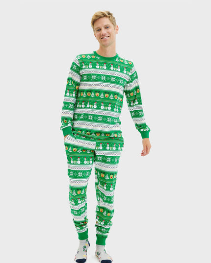 Pyjama de Noël vert ultime pour hommes