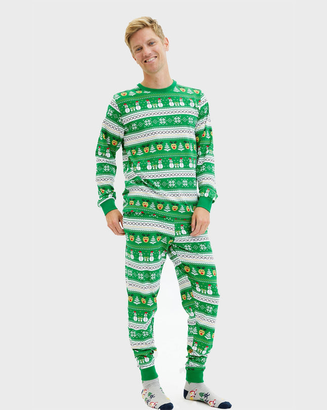 Pyjama de Noël vert ultime pour hommes