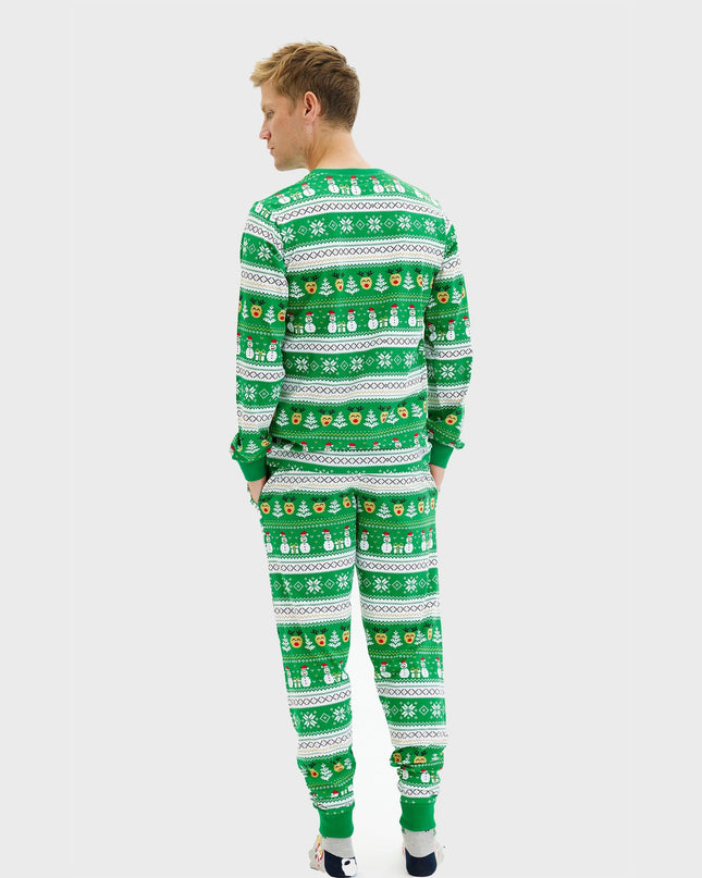 Pyjama de Noël vert ultime pour hommes