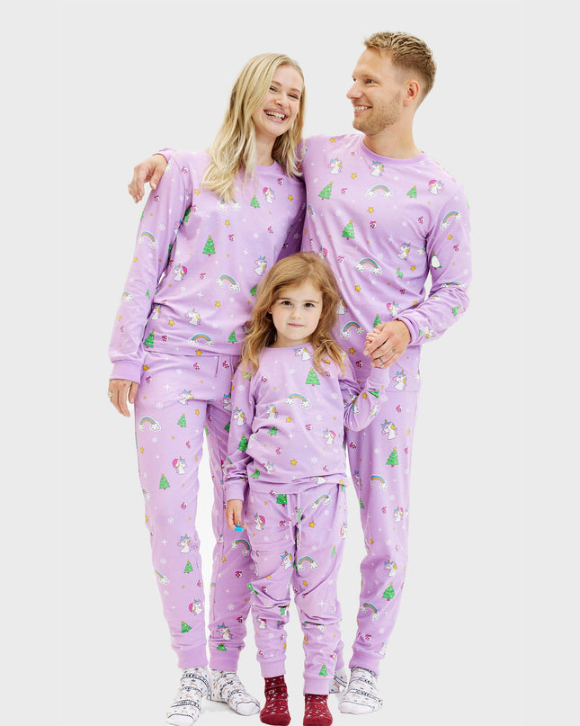 Pyjamas de Noël licorne pour enfants