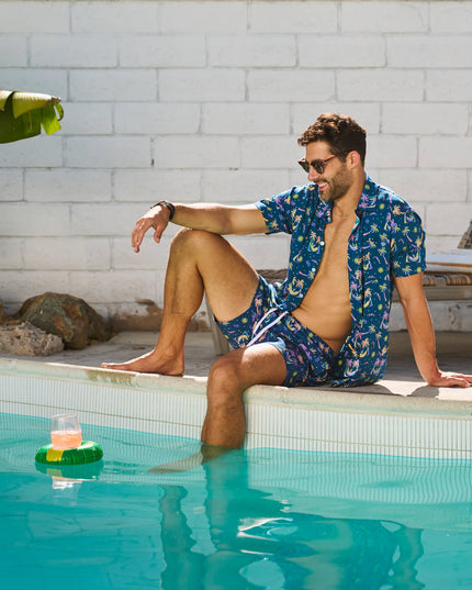 Banana Hammock Stretch Swim Trunks - 6" Inseam