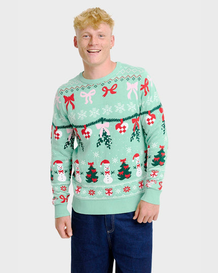 Pull de Noël tricoté pour homme
