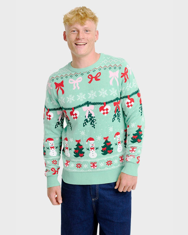 Pull de Noël tricoté pour homme