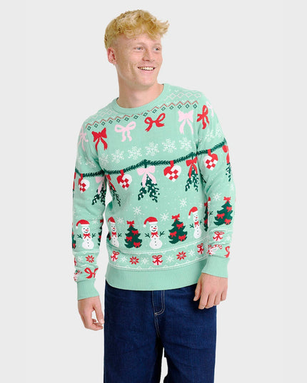 Pull de Noël tricoté pour homme