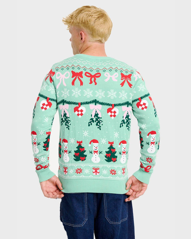 Pull de Noël tricoté pour homme