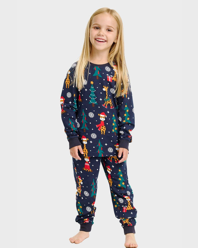 Pyjama de Noël girafe pour enfants