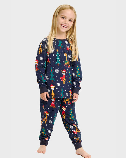 Pyjama de Noël girafe pour enfants