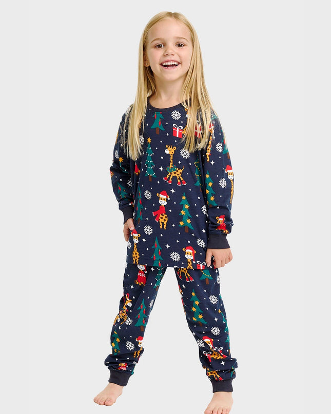 Pyjama de Noël girafe pour enfants