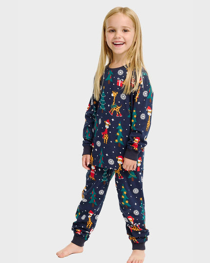 Pyjama de Noël girafe pour enfants