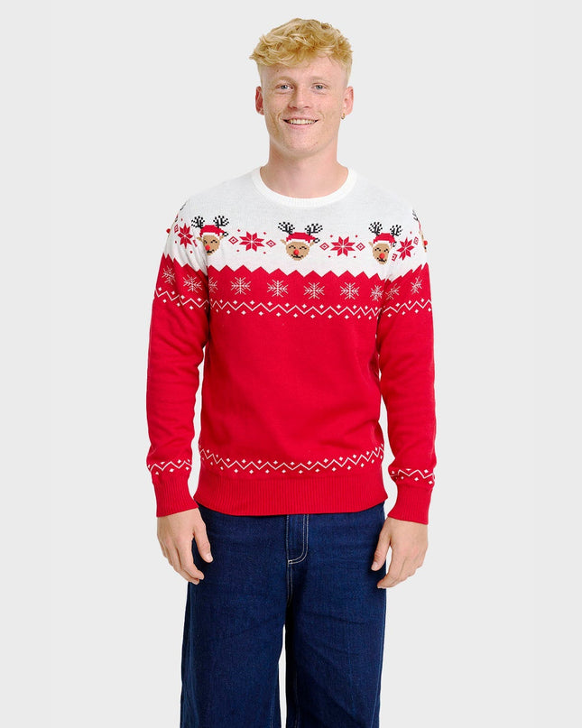 Pull de Noël mignon pour homme - Un incontournable des fêtes