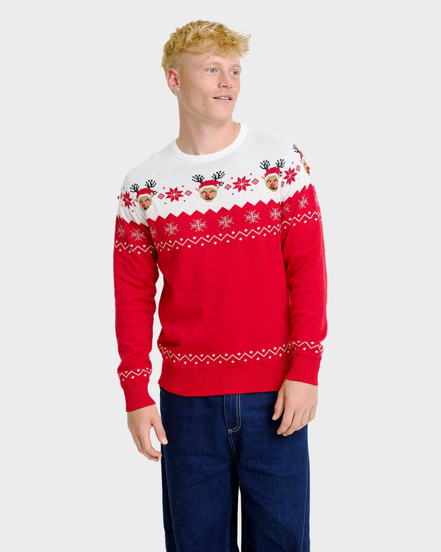 Pull de Noël mignon pour homme - Un incontournable des fêtes