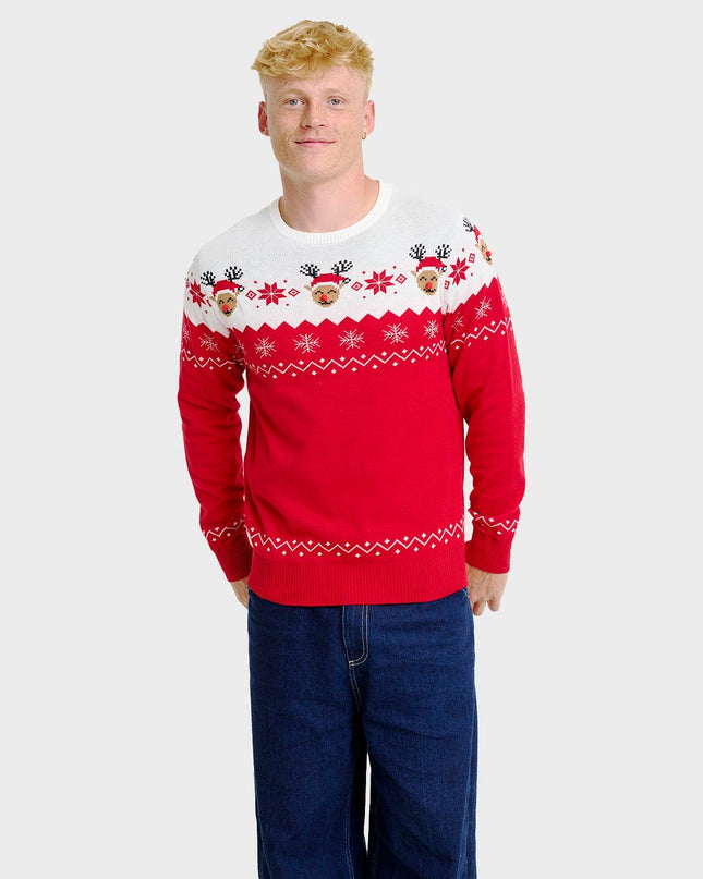Pull de Noël mignon pour homme - Un incontournable des fêtes