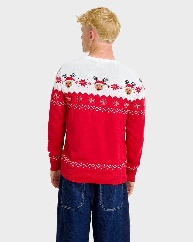 Pull de Noël mignon pour homme - Un incontournable des fêtes