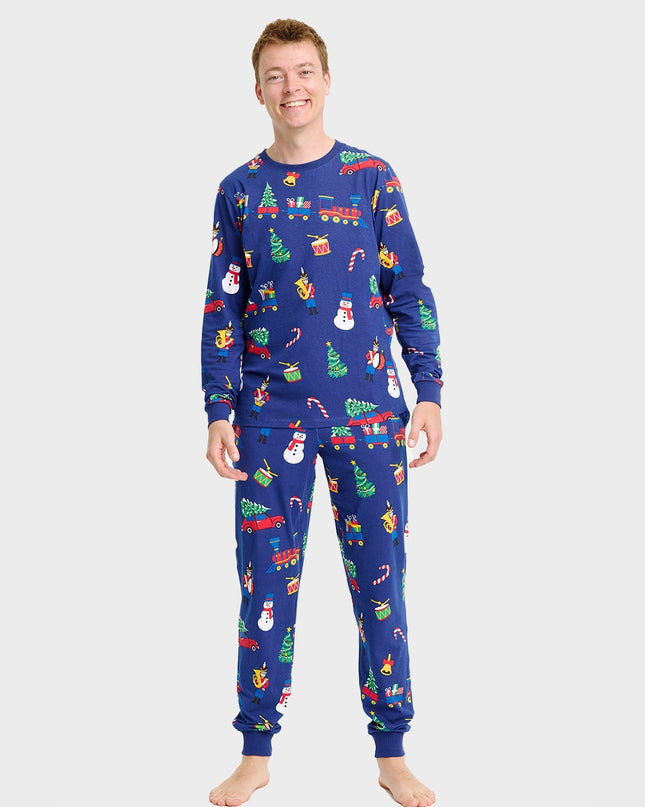 Pyjamas de Noël pour hommes - Style familial