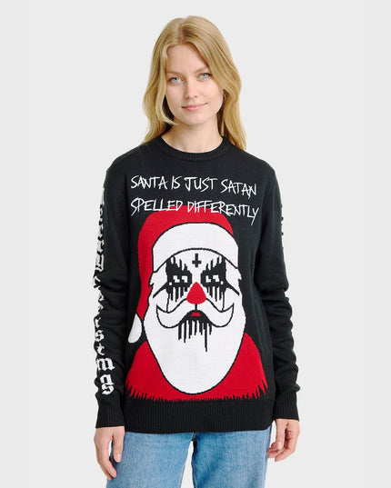 Le pull de Noël Satan pour femmes