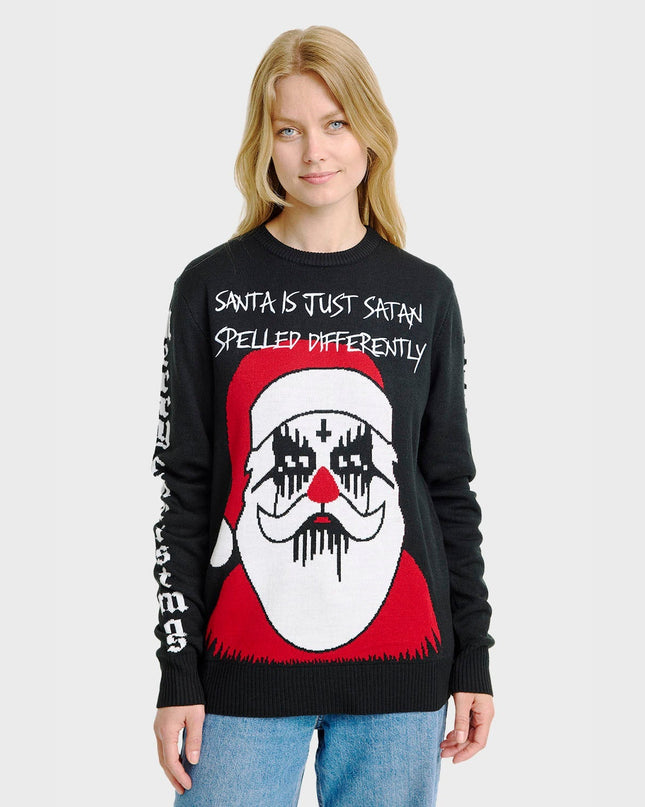 Le pull de Noël Satan pour femmes
