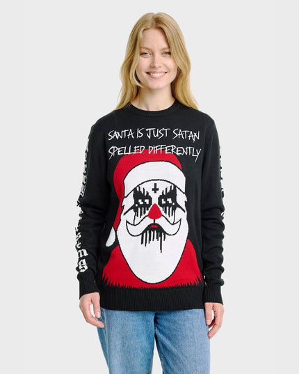 Le pull de Noël Satan pour femmes
