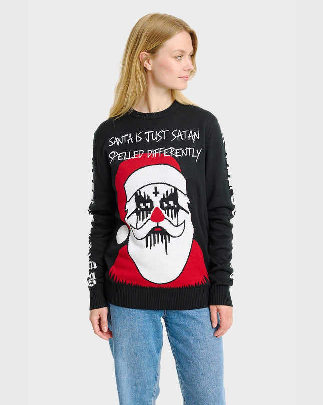 Le pull de Noël Satan pour femmes
