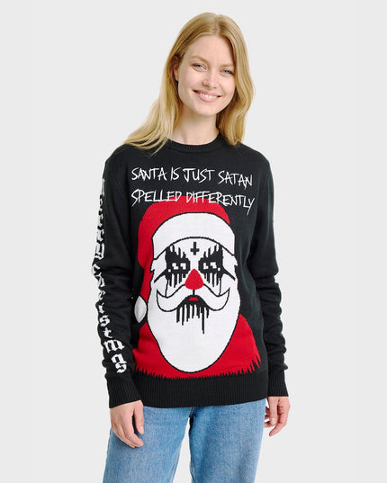 Le pull de Noël Satan pour femmes