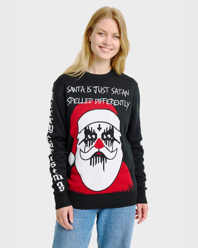 Le pull de Noël Satan pour femmes