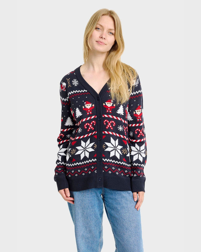 Gilet de Noël du Père Noël pour femmes