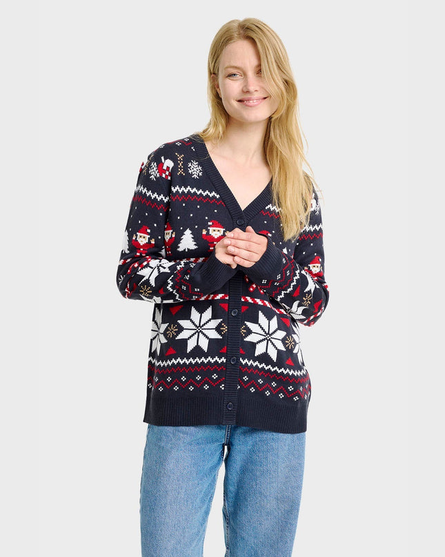 Gilet de Noël du Père Noël pour femmes