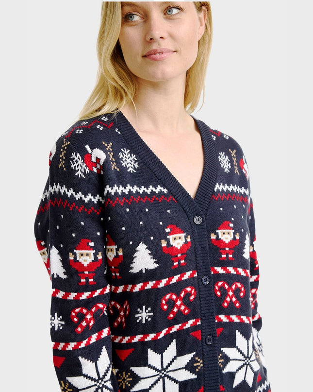 Gilet de Noël du Père Noël pour femmes