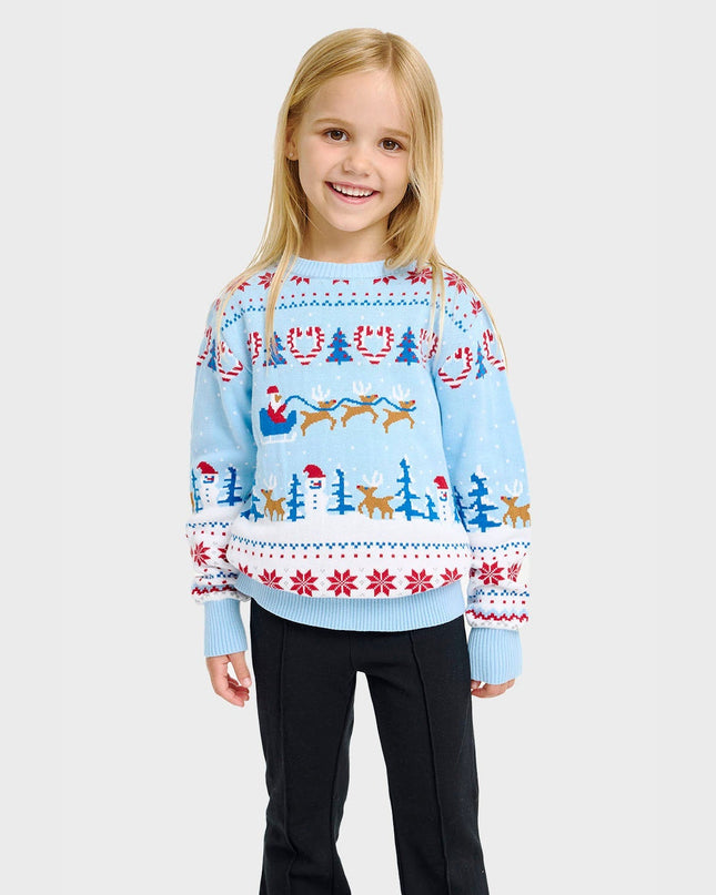 Pull de Noël féérique pour enfants