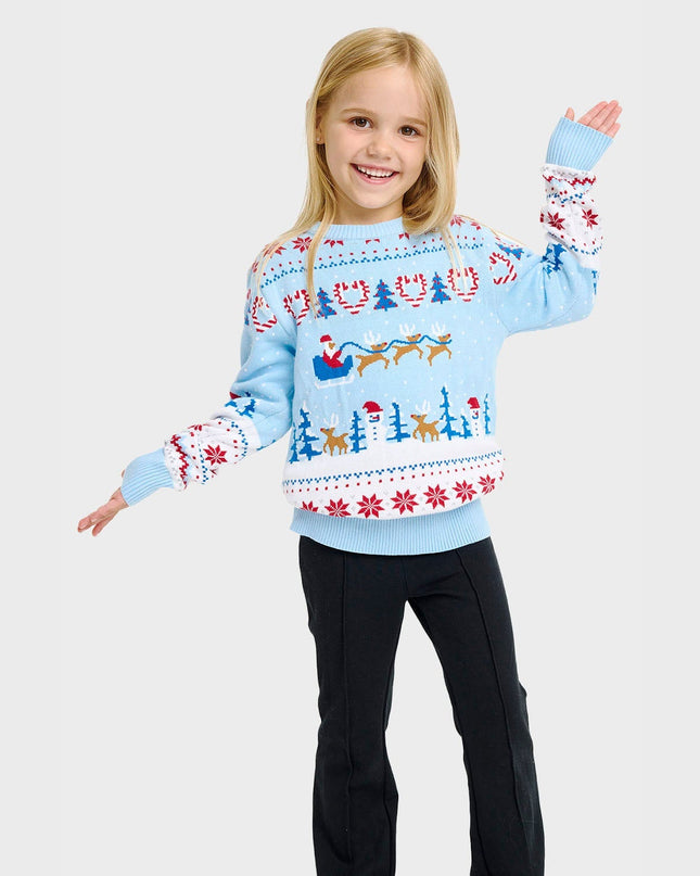 Pull de Noël féérique pour enfants