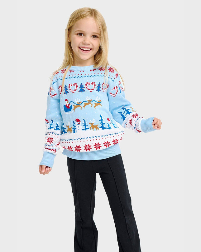 Pull de Noël féérique pour enfants